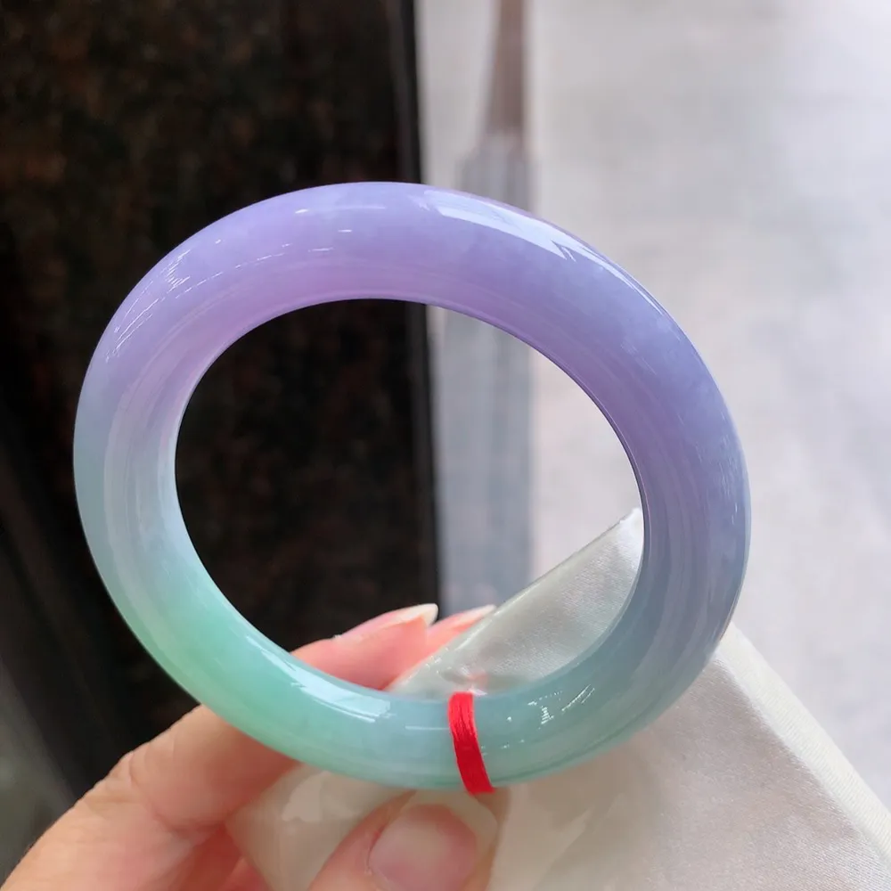 圆条满色春彩 无瑕 尺寸:54.3/10.7 超美