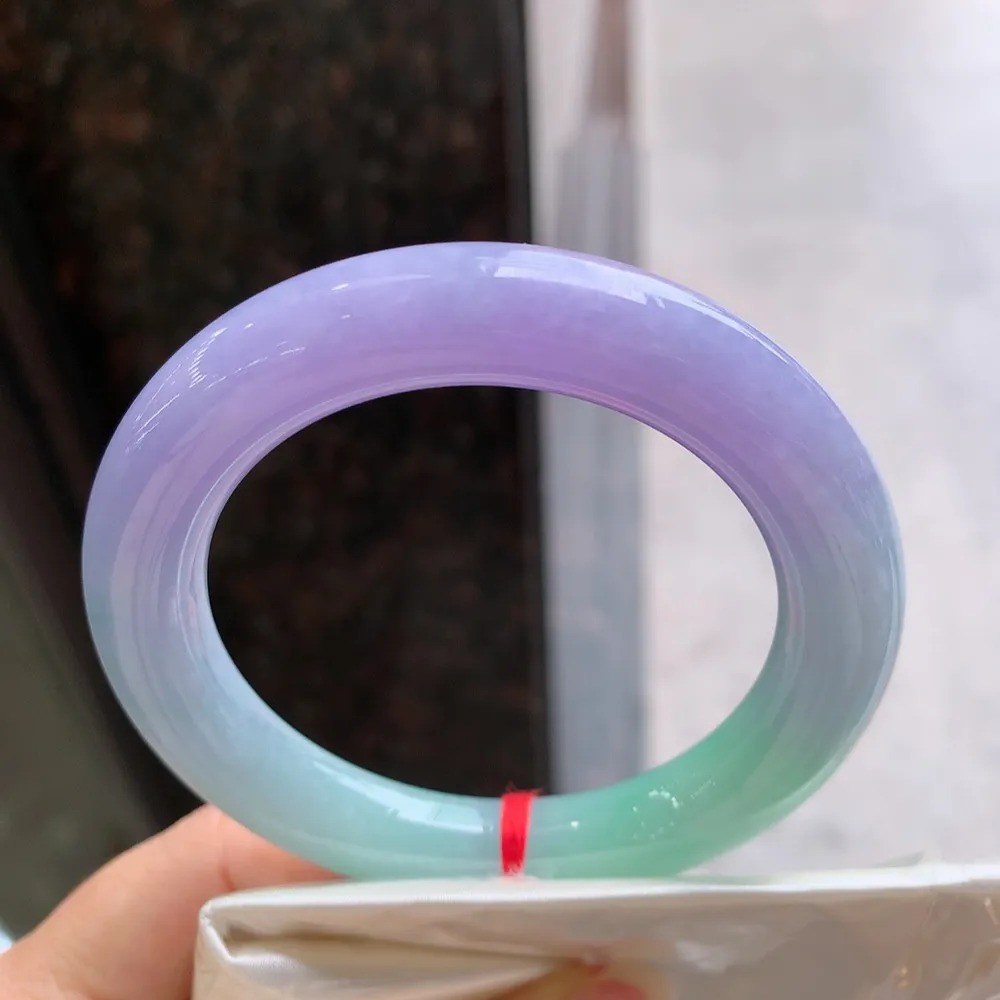 圆条满色春彩 无瑕 尺寸:54.3/10.7 超美