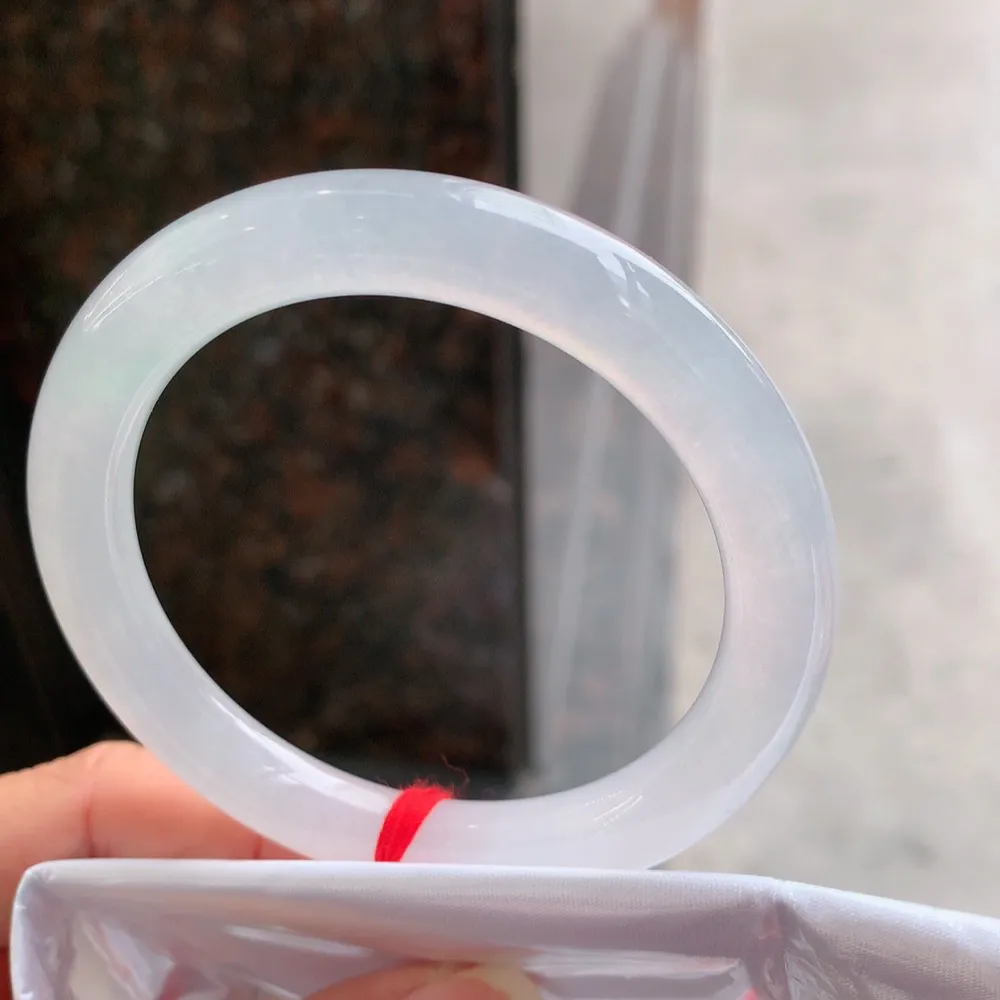 圆条高冰白月光 无瑕 尺寸:54.7/8.7/9.1 种水好🥰🥰