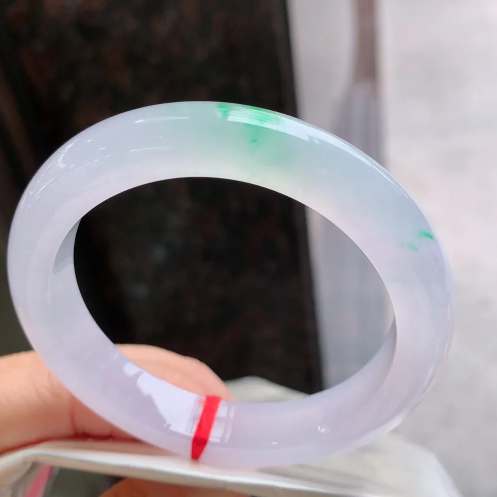 正圈冰玻春彩 无瑕 尺寸:57.1/11.5/9.2 种色俱佳 高品质