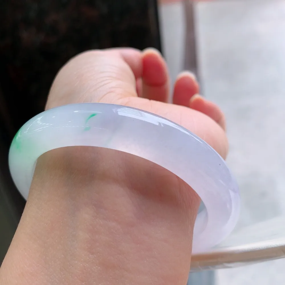 正圈冰玻春彩 无瑕 尺寸:57.1/11.5/9.2 种色俱佳 高品质