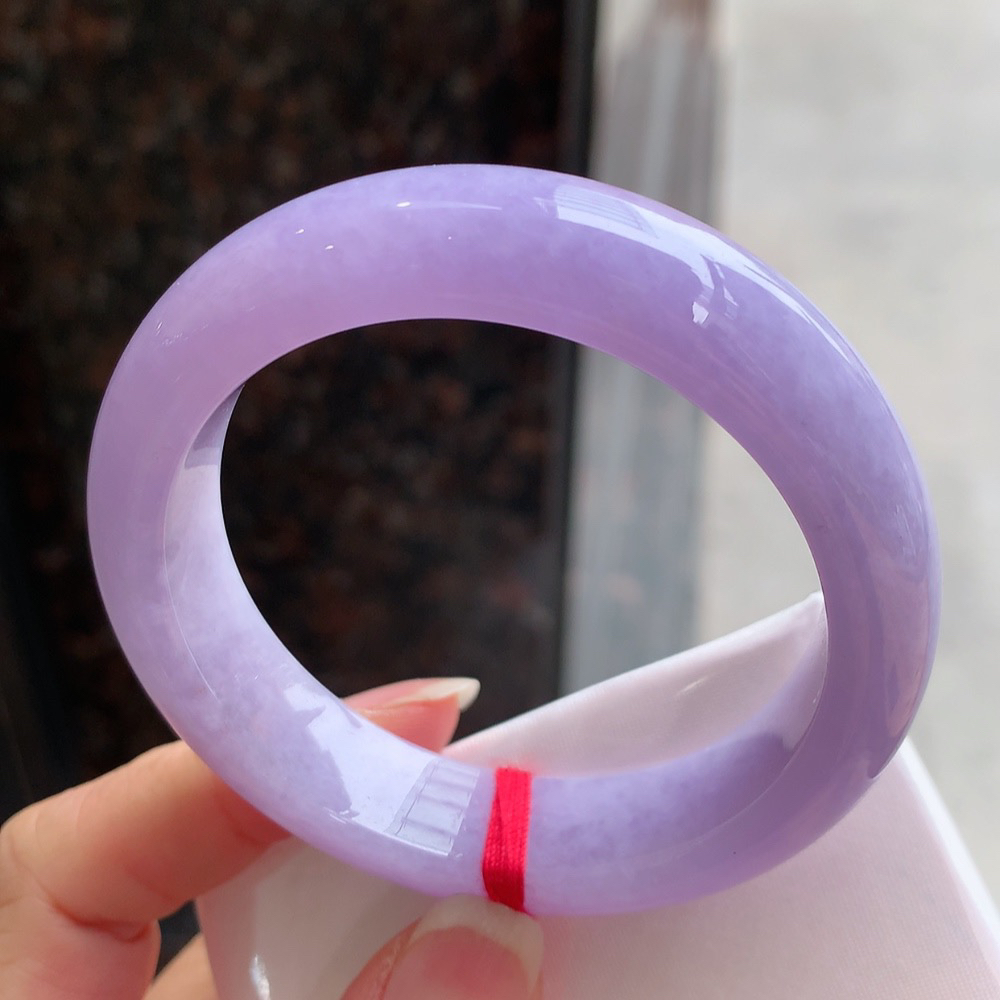 正圈满色紫罗兰 无瑕 尺寸:52.1/13.1/8.7 实物紫淡一分 超美