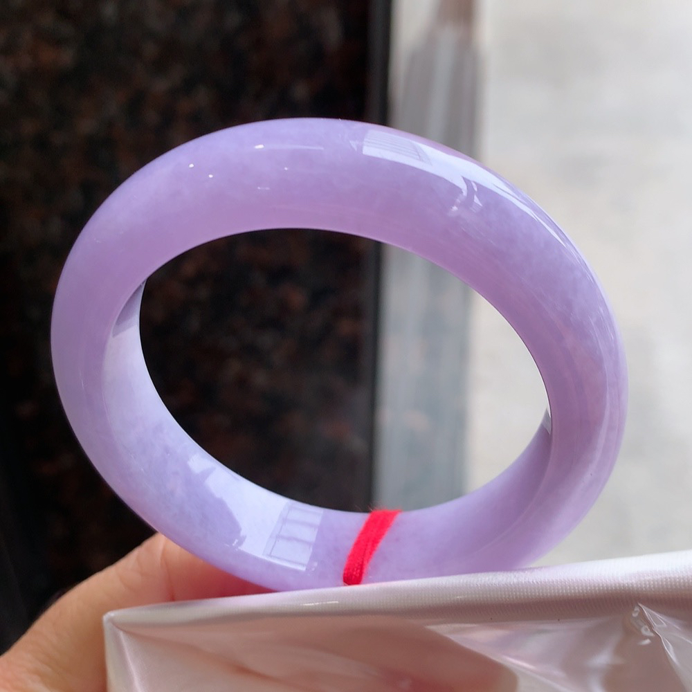 正圈满色紫罗兰 无瑕 尺寸:52.1/13.1/8.7 实物紫淡一分 超美