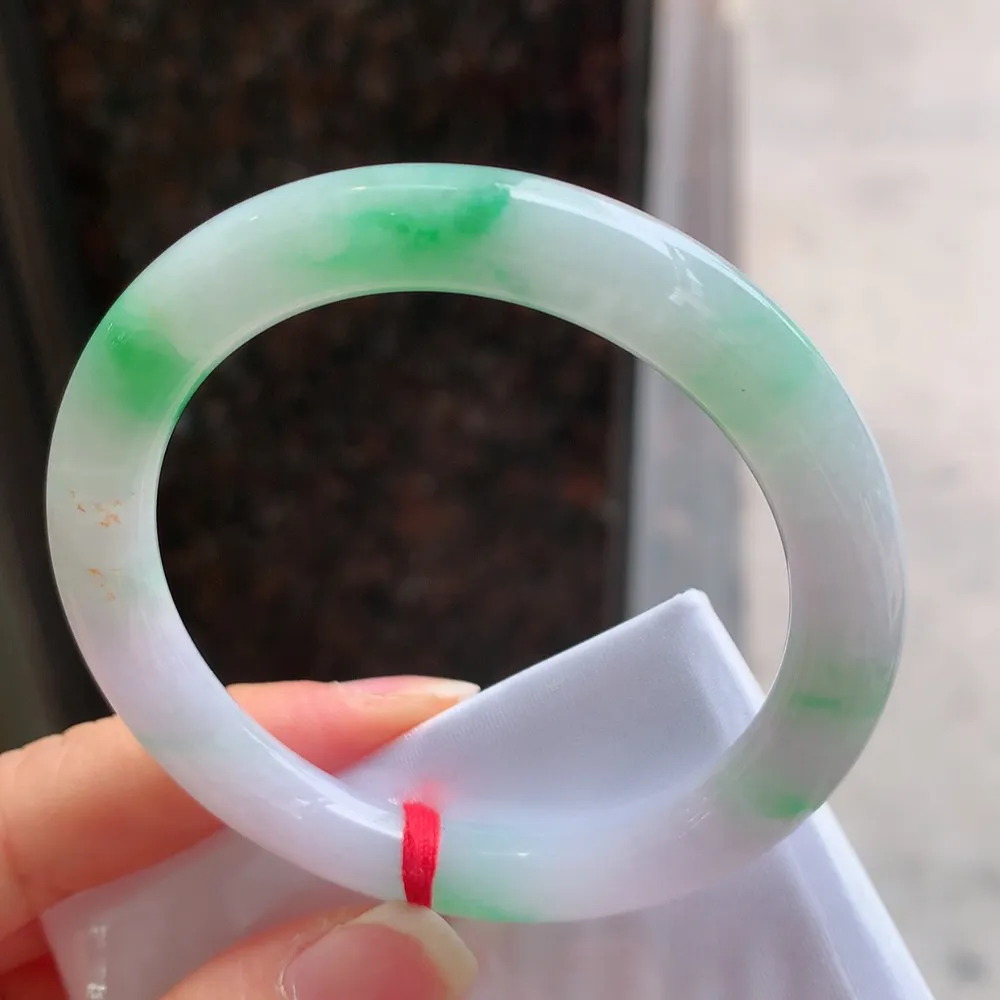 圆条冰春彩 无瑕 尺寸:52.3/8.7 超美🥰🥰