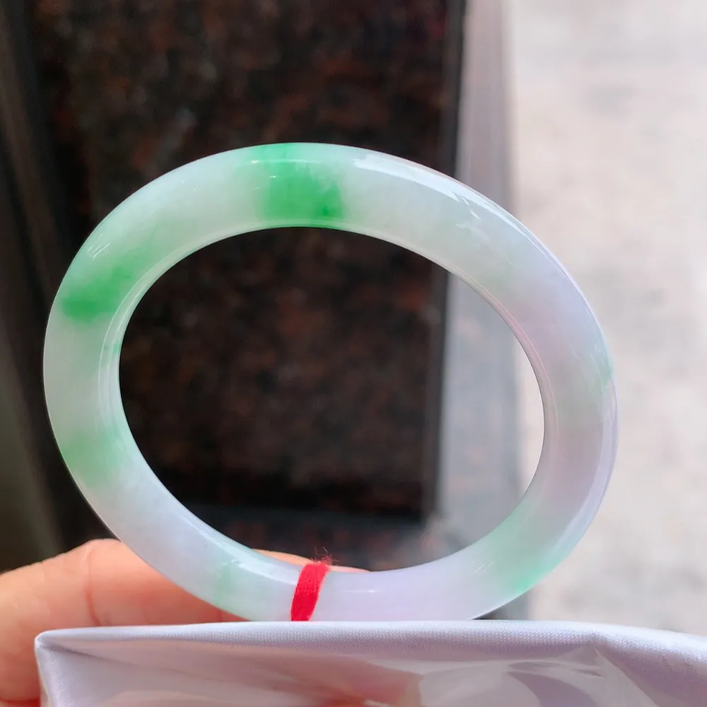 圆条冰春彩 无瑕 尺寸:52.3/8.7 超美🥰🥰