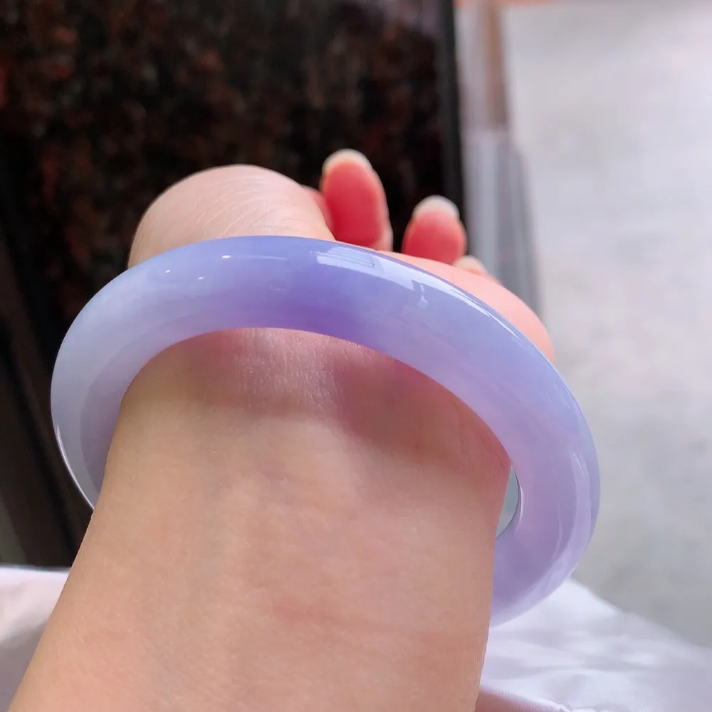 圆条冰紫罗兰 微纹 尺寸:54.6/10.5 超美