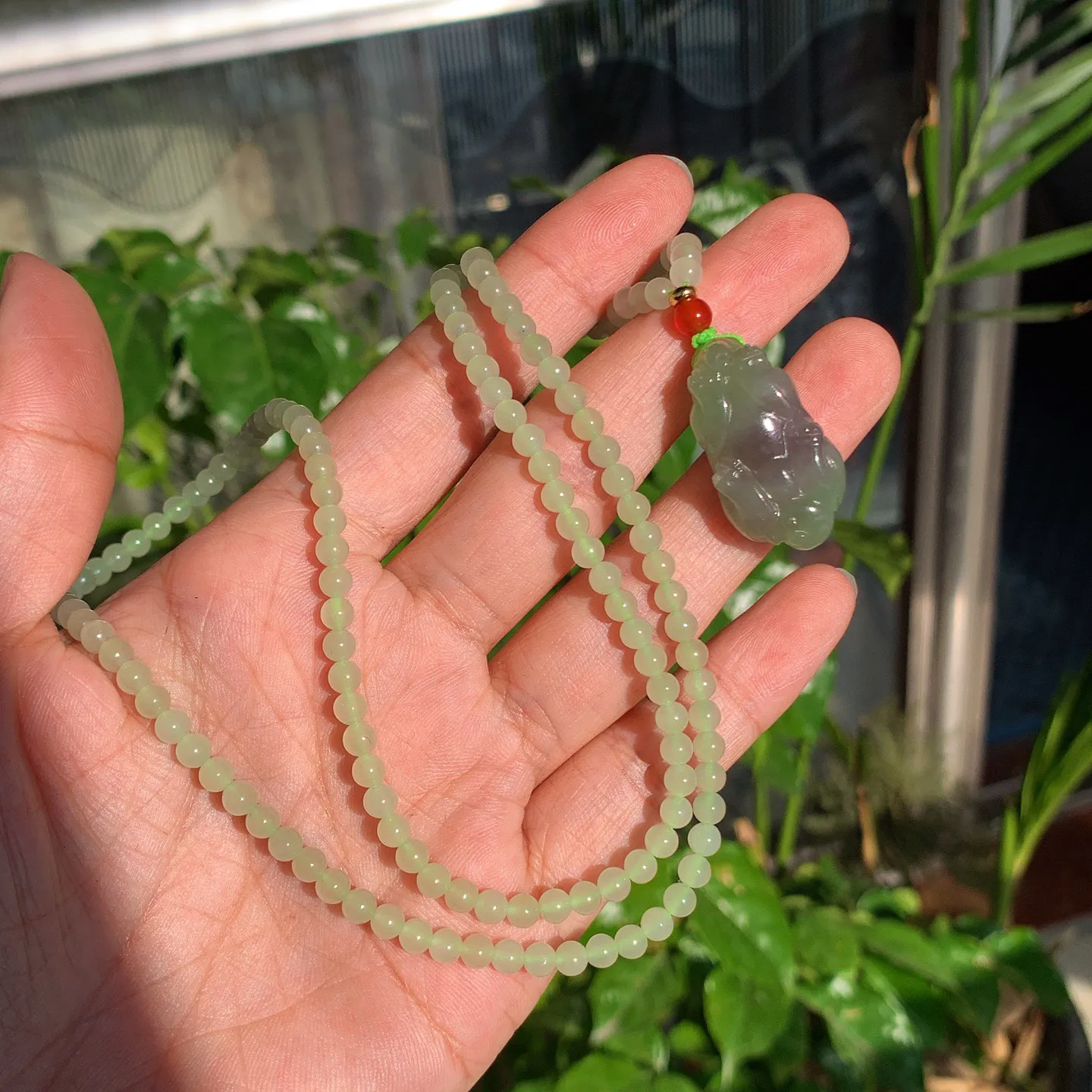 和田玉青海翠翠紫招财进宝貔貅挂件。尺寸28/16/12重23.5克。玉质细腻油润。手推出油。品相大气。lt251120