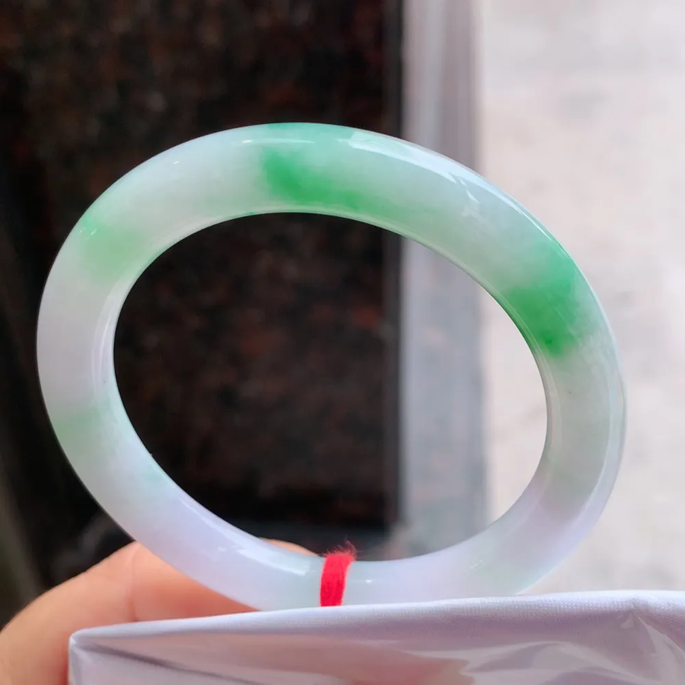 圆条冰春彩 无瑕 尺寸:52.3/8.7 超美🥰🥰