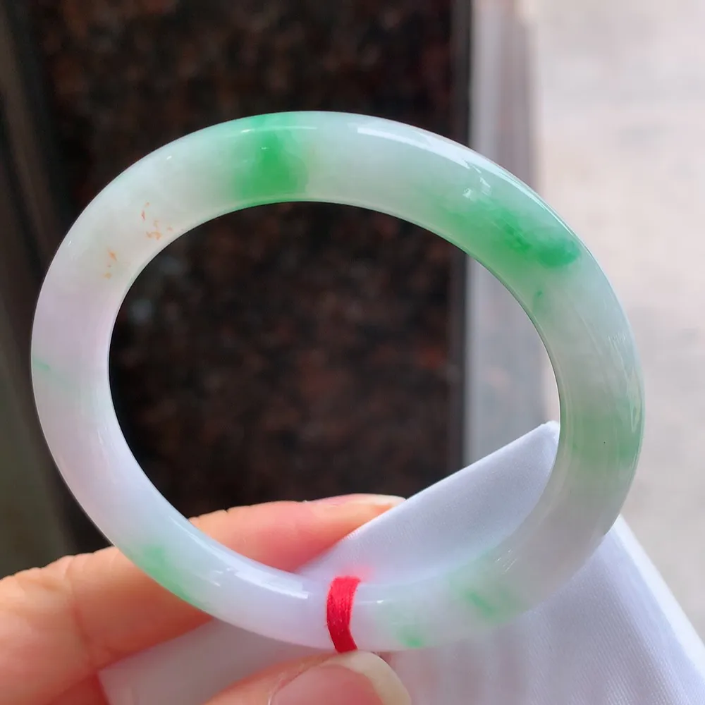 圆条冰春彩 无瑕 尺寸:52.3/8.7 超美🥰🥰