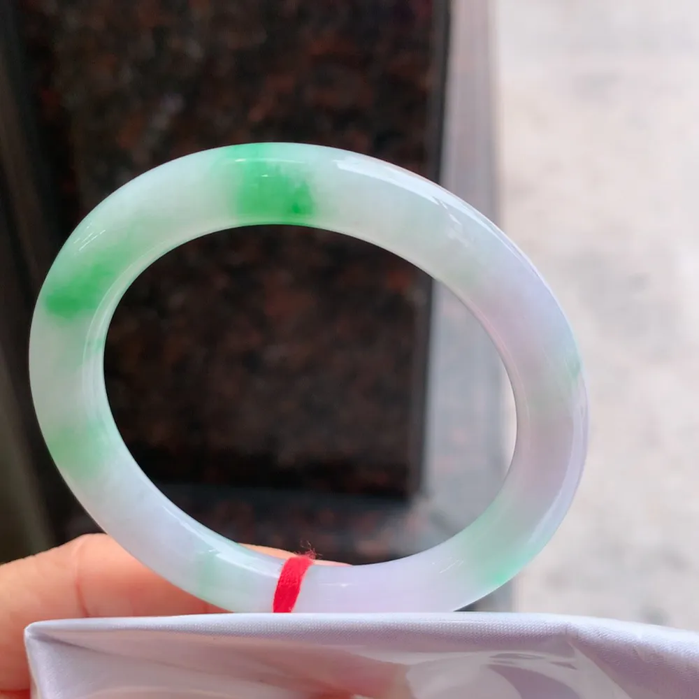 圆条冰春彩 无瑕 尺寸:52.3/8.7 超美🥰🥰