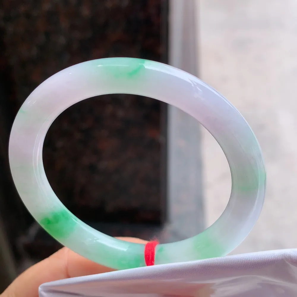 圆条冰春彩 无瑕 尺寸:52.3/8.7 超美🥰🥰