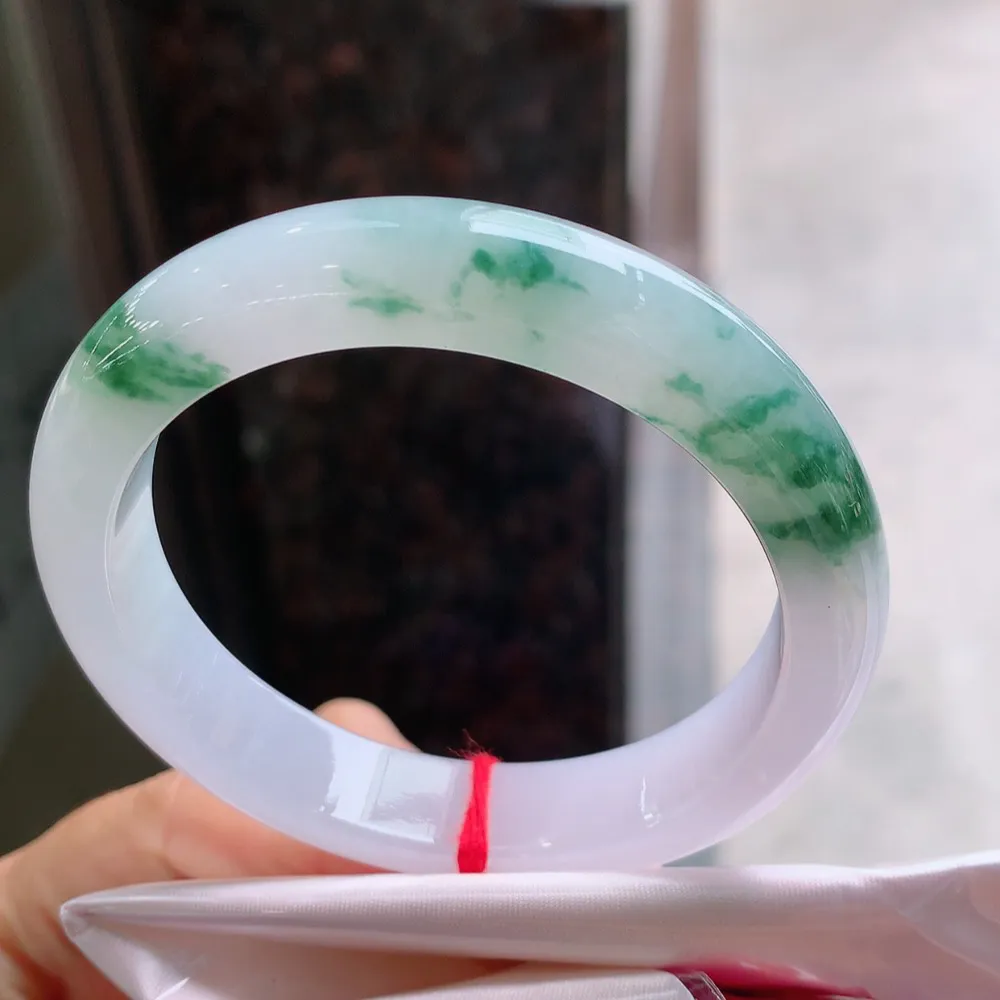 正圈高冰紫飘花 无瑕 尺寸:56.8/12.1/8.8 超美🥰🥰