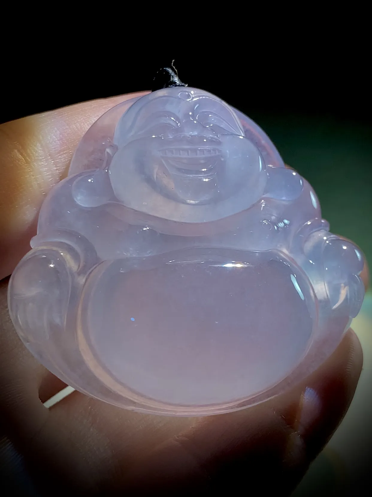 【笑口常开·大肚能容·大弥勒佛】，
50.6-47.2-13mm，43.36g，