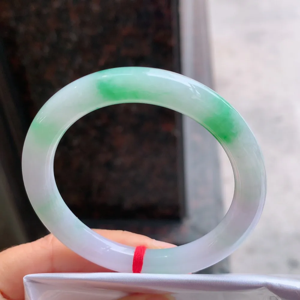 圆条冰春彩 无瑕 尺寸:52.3/8.7 超美🥰🥰