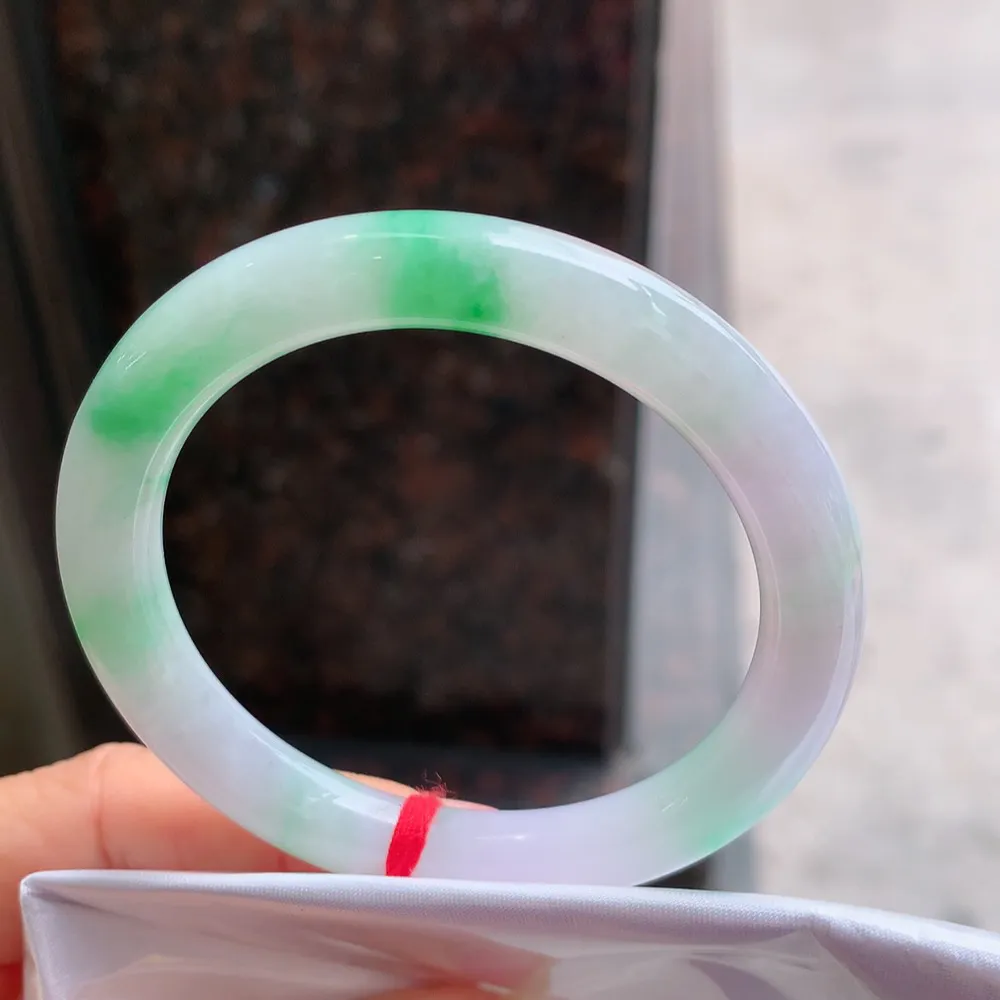 圆条冰春彩 无瑕 尺寸:52.3/8.7 超美🥰🥰