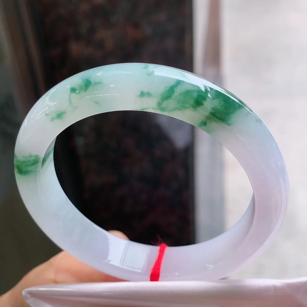 正圈高冰紫飘花 无瑕 尺寸:56.8/12.1/8.8 超美🥰🥰