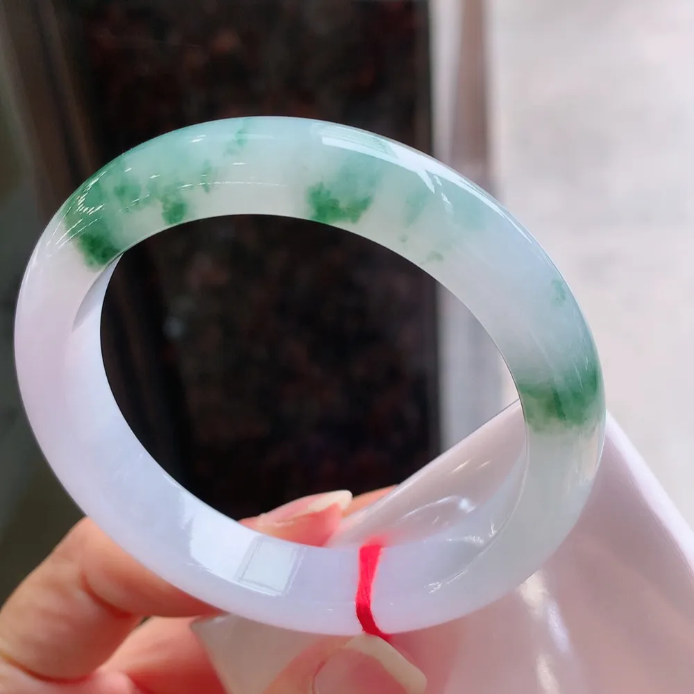 正圈高冰紫飘花 无瑕 尺寸:56.8/12.1/8.8 超美🥰🥰