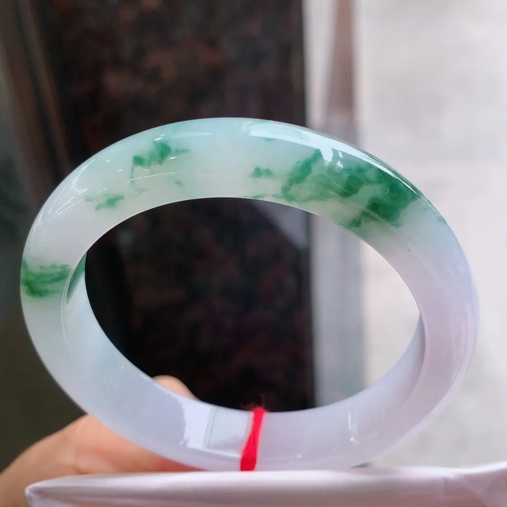 正圈高冰紫飘花 无瑕 尺寸:56.8/12.1/8.8 超美🥰🥰