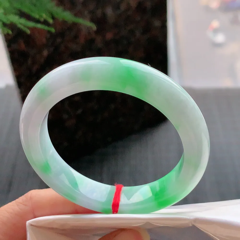 正圈冰糯春彩 微细纹 尺寸:55.5/12.4/9.3 色好