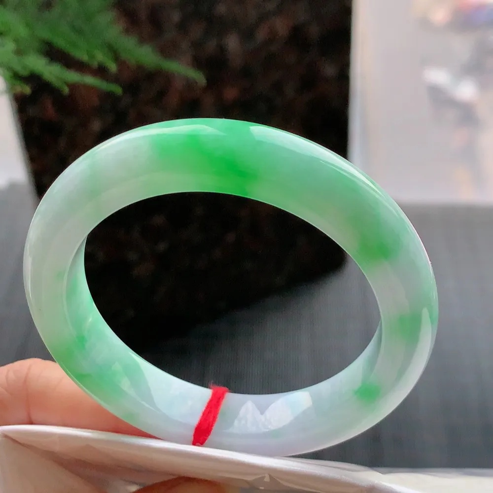 正圈冰糯春彩 微细纹 尺寸:55.5/12.4/9.3 色好