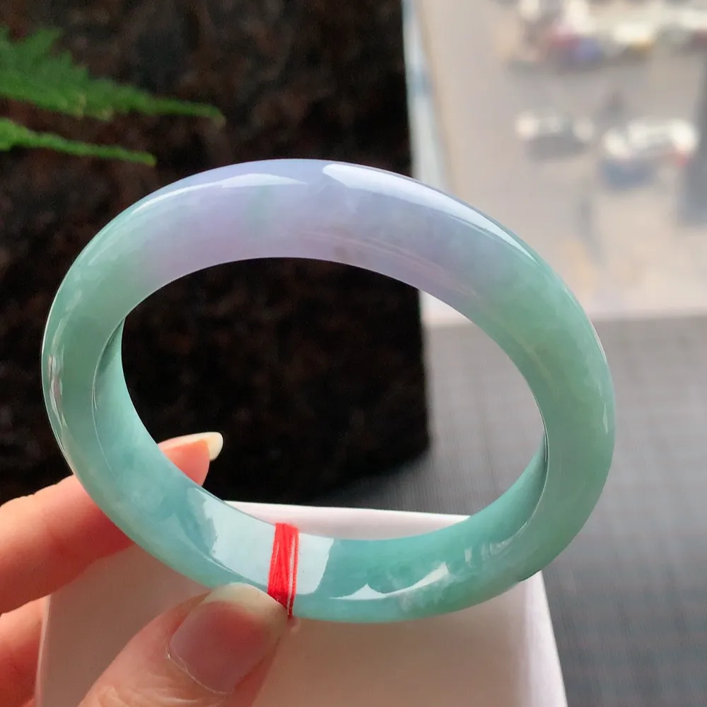 正圈冰糯春彩 无瑕 尺寸:56.4/12.5/8.4 色好🥰🥰