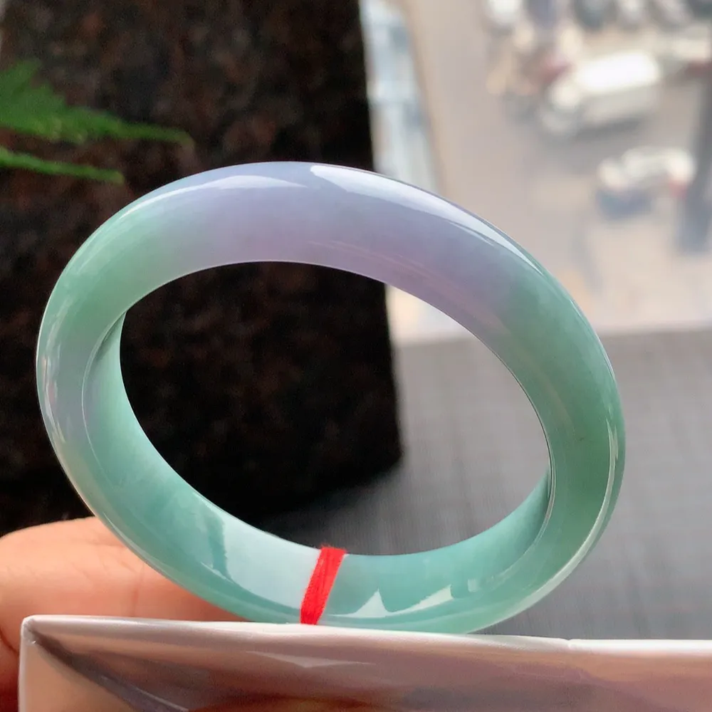 正圈冰糯春彩 无瑕 尺寸:56.4/12.5/8.4 色好🥰🥰