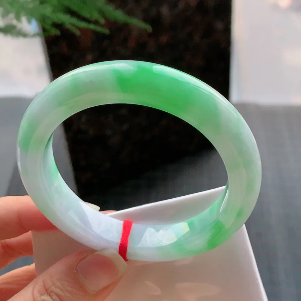 正圈冰糯春彩 微细纹 尺寸:55.5/12.4/9.3 色好