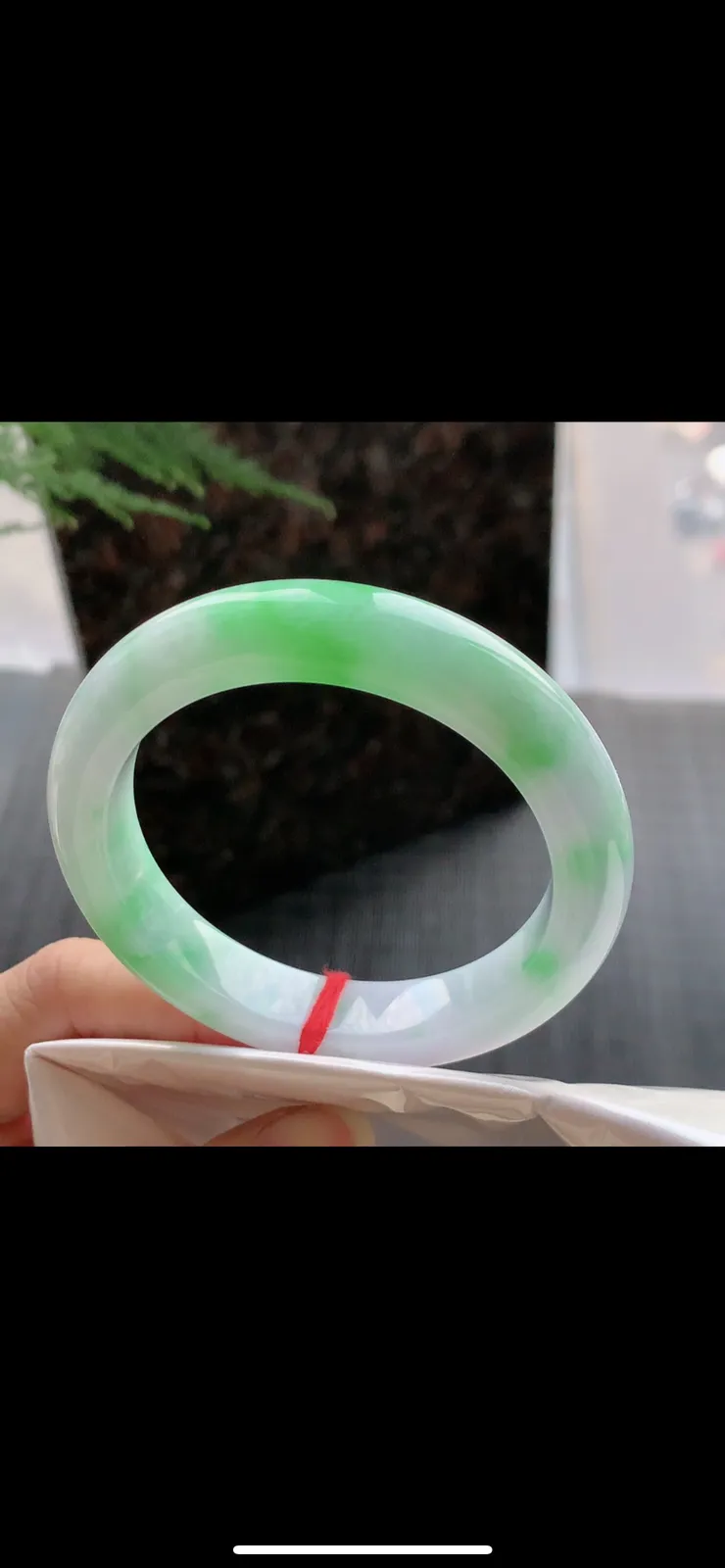 正圈冰糯春彩 微细纹 尺寸:55.5/12.4/9.3 色好