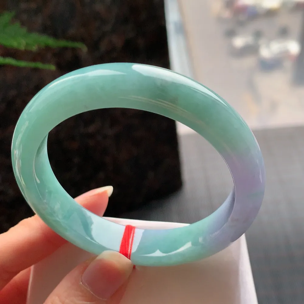 正圈冰糯春彩 无瑕 尺寸:56.4/12.5/8.4 色好🥰🥰