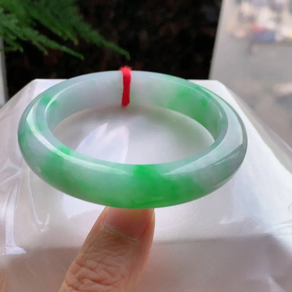 正圈冰糯春彩 微细纹 尺寸:55.5/12.4/9.3 色好