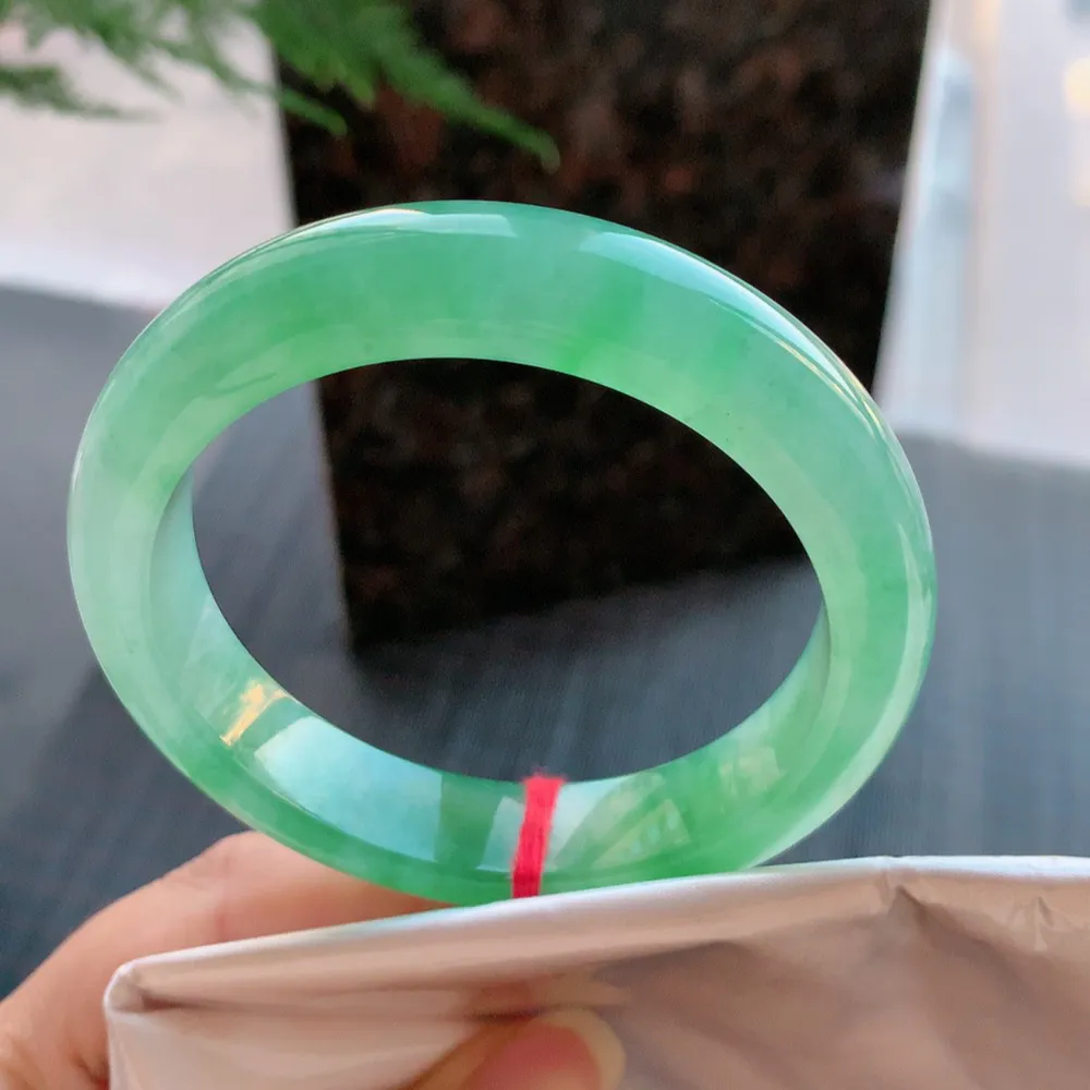 正圈高冰绿 无瑕 尺寸:56.1/12.9/8.8 种色兼备