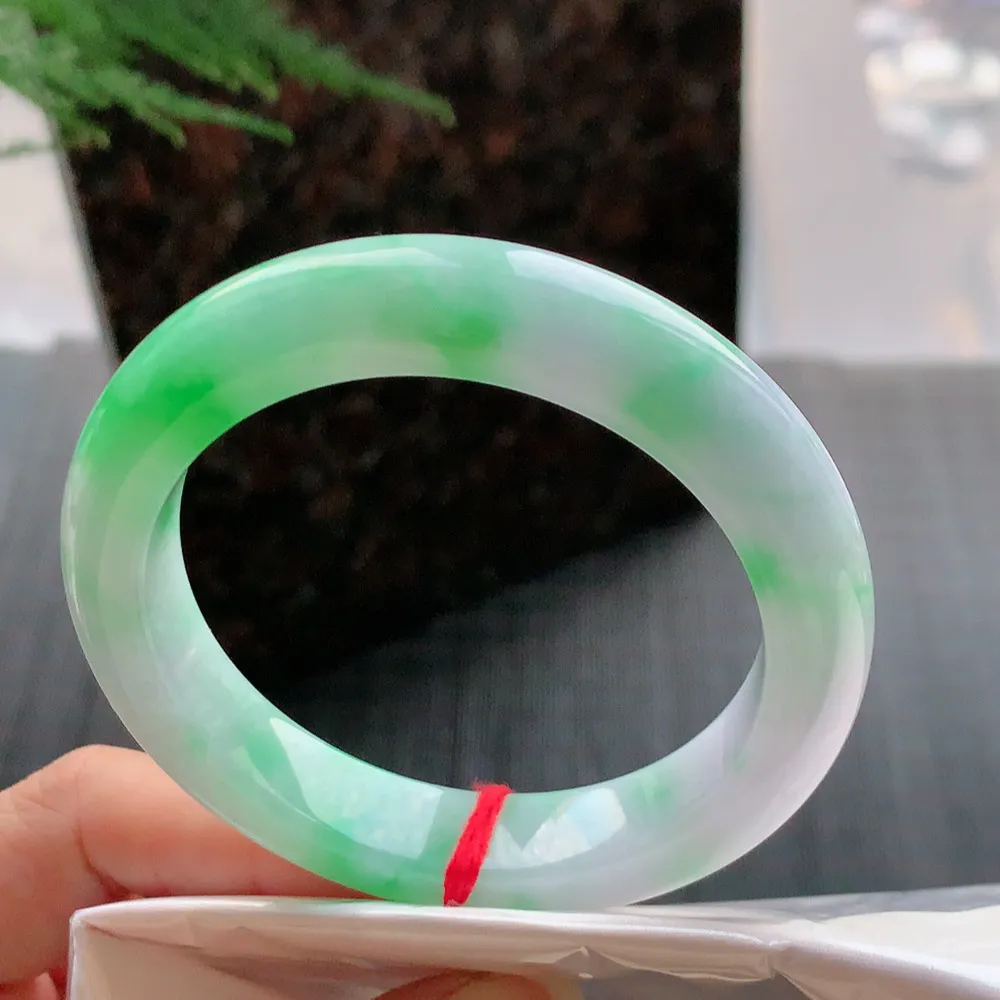 正圈冰糯春彩 微细纹 尺寸:55.5/12.4/9.3 色好