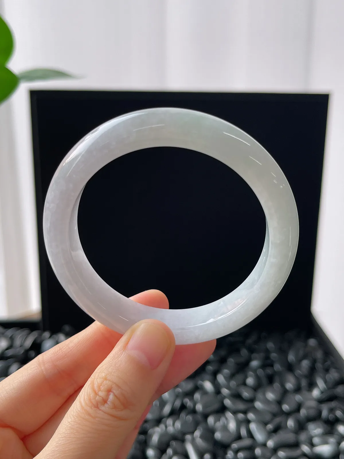 正圈54圈口，翡翠手镯