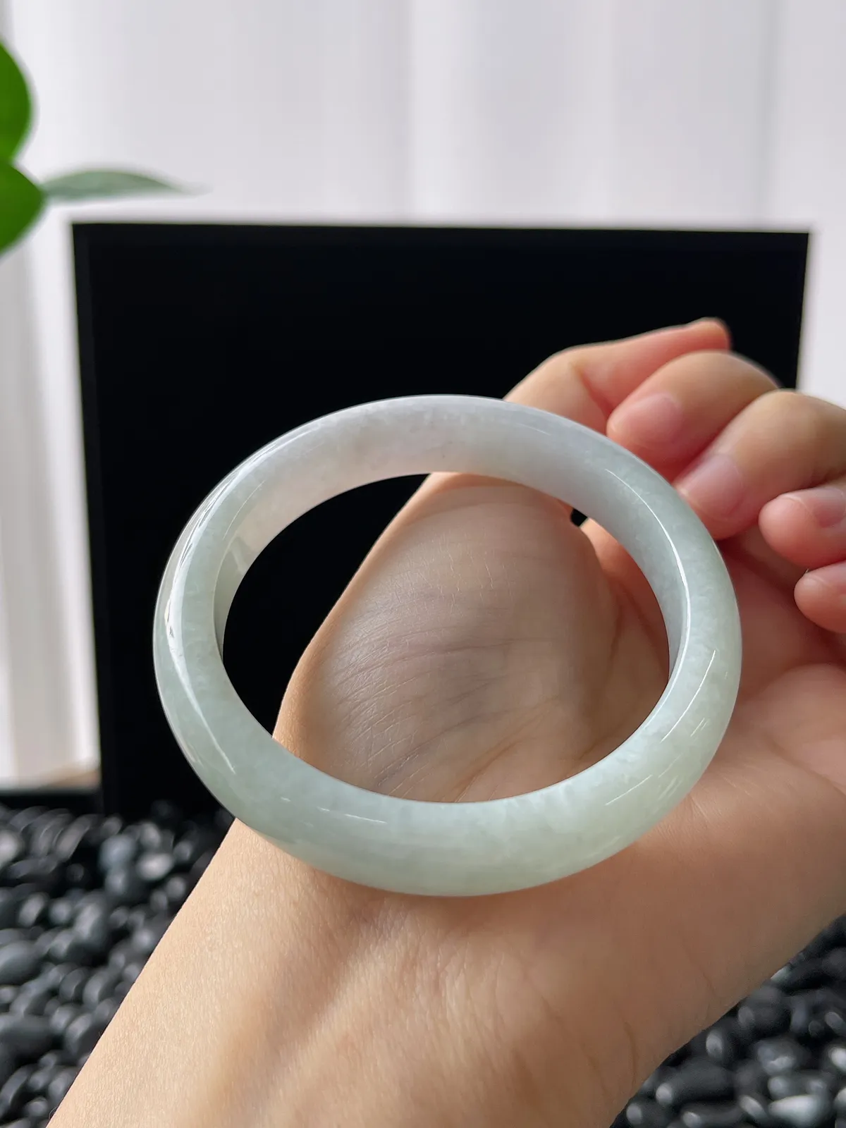 正圈52.6圈口，翡翠手镯