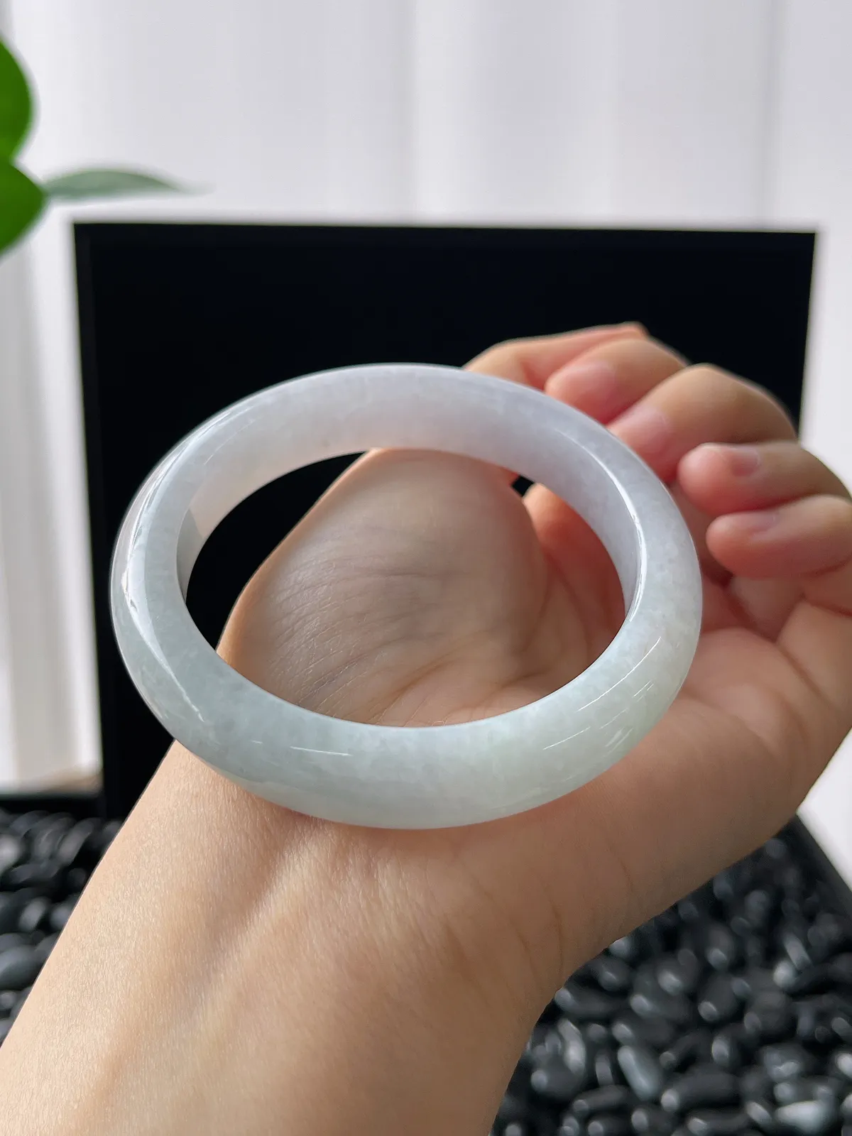 正圈54圈口，翡翠手镯