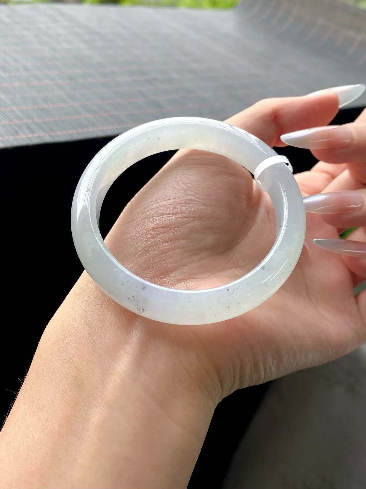 白冰乌鸡正圈成品（小冰丝不显不扣）
⭕️54.3-12-8