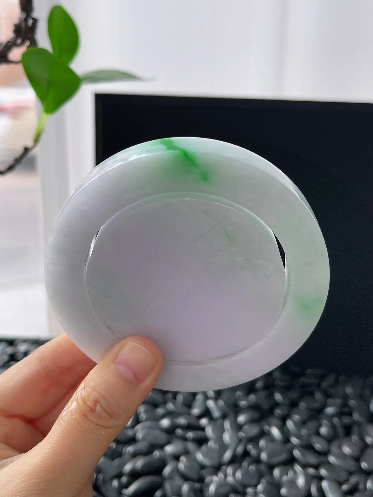 翡翠镯饼，⭕️正圈最大做63，圆条最大做59；最小做57.6