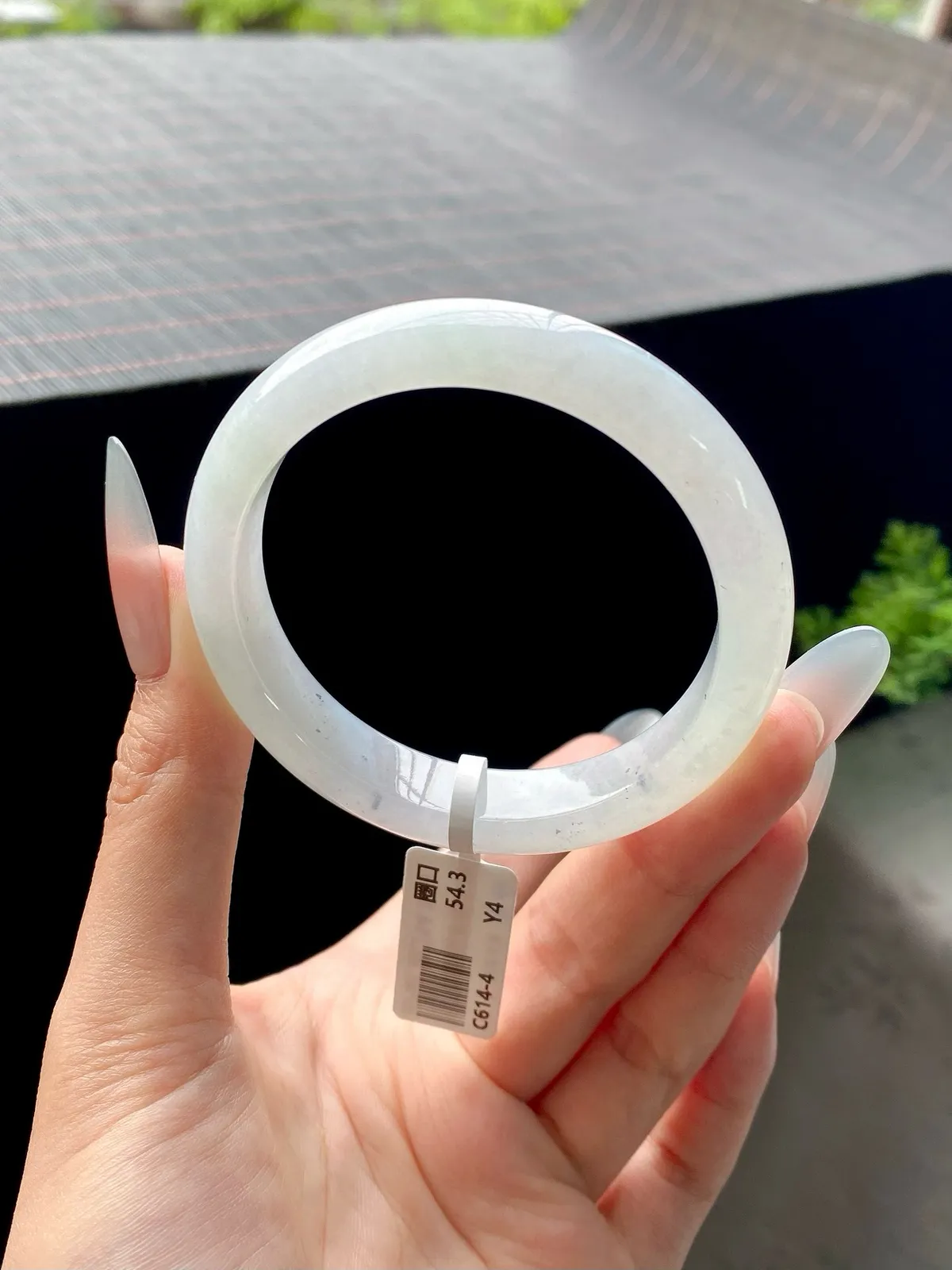 白冰乌鸡正圈成品（小冰丝不显不扣）
⭕️54.3-12-8