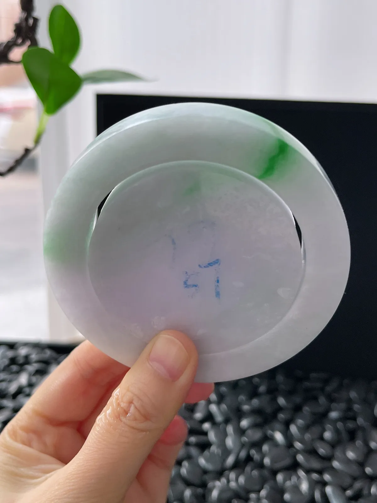 翡翠镯饼，⭕️正圈最大做63，圆条最大做59；最小做57.6