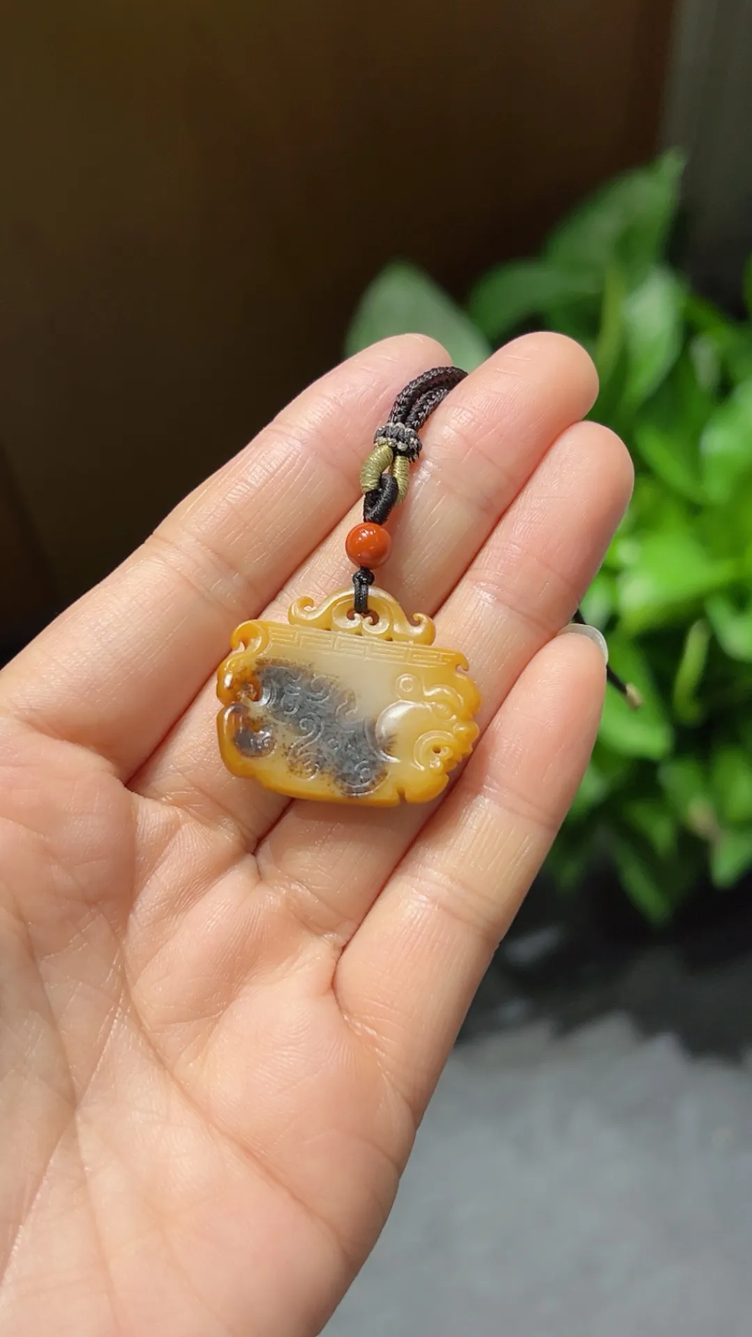 小精品｜黄沁｜龙凤配

重9.4克 尺寸26*30*7m m