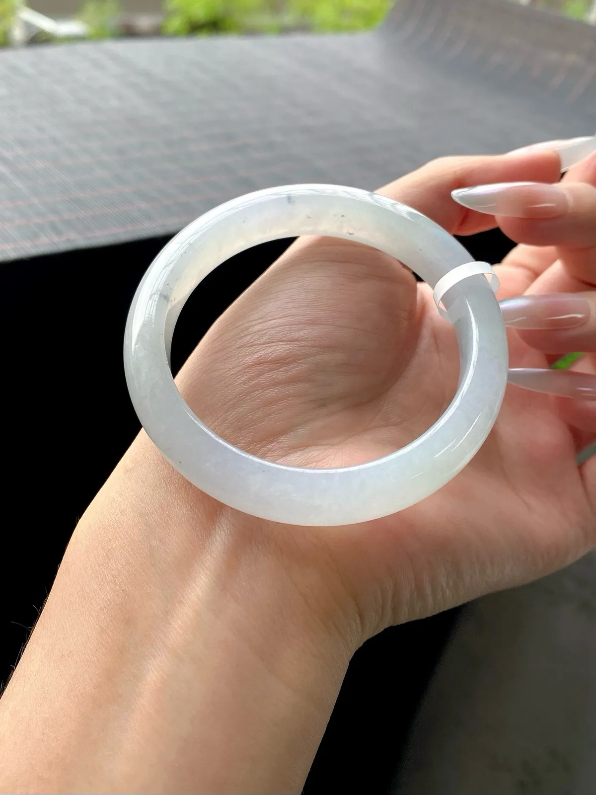 白冰乌鸡正圈成品（小冰丝不显不扣）
⭕️54.3-12-8