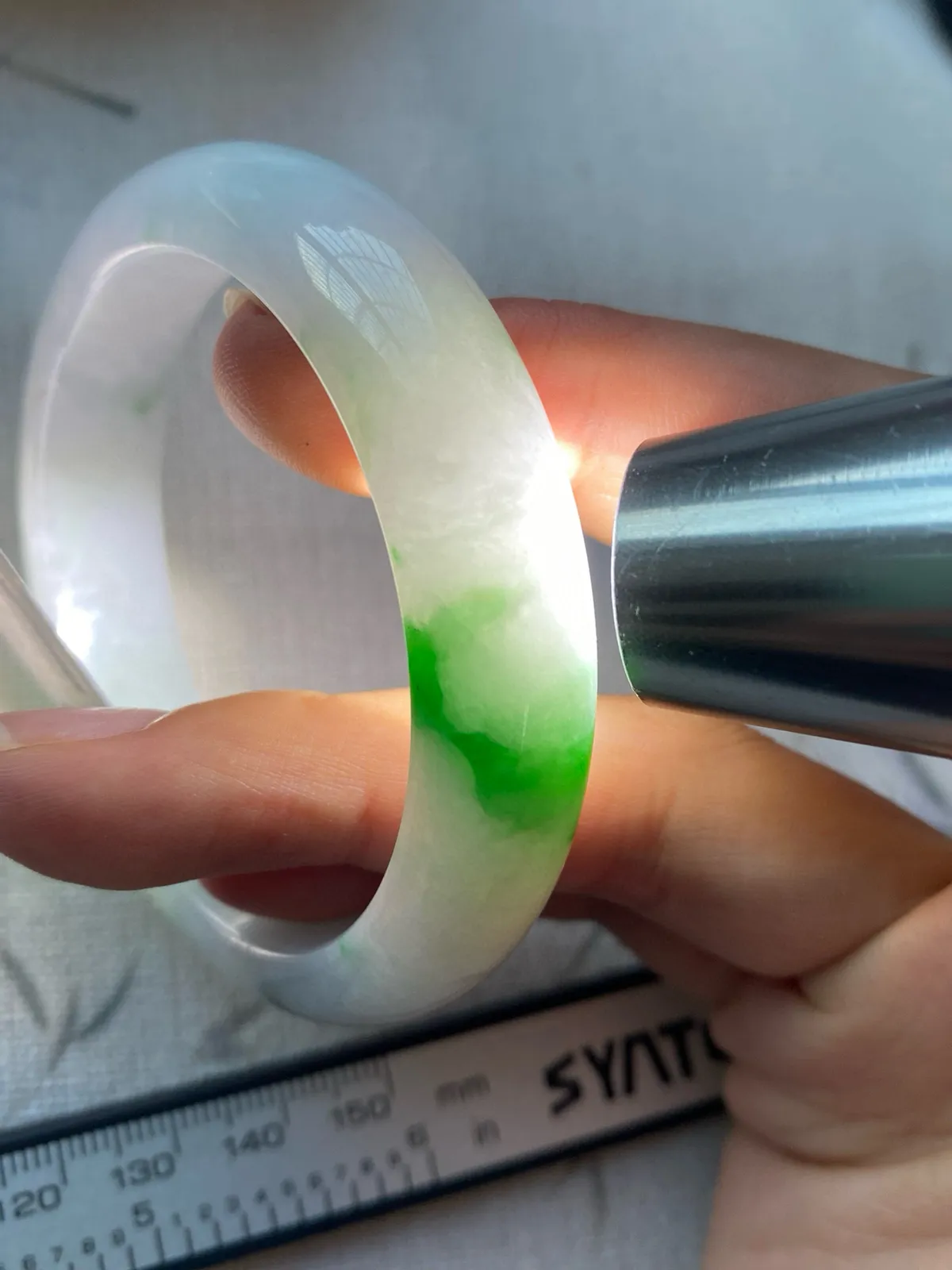 阳绿白底青正圈成品
⭕️52.8-12.8-7.8