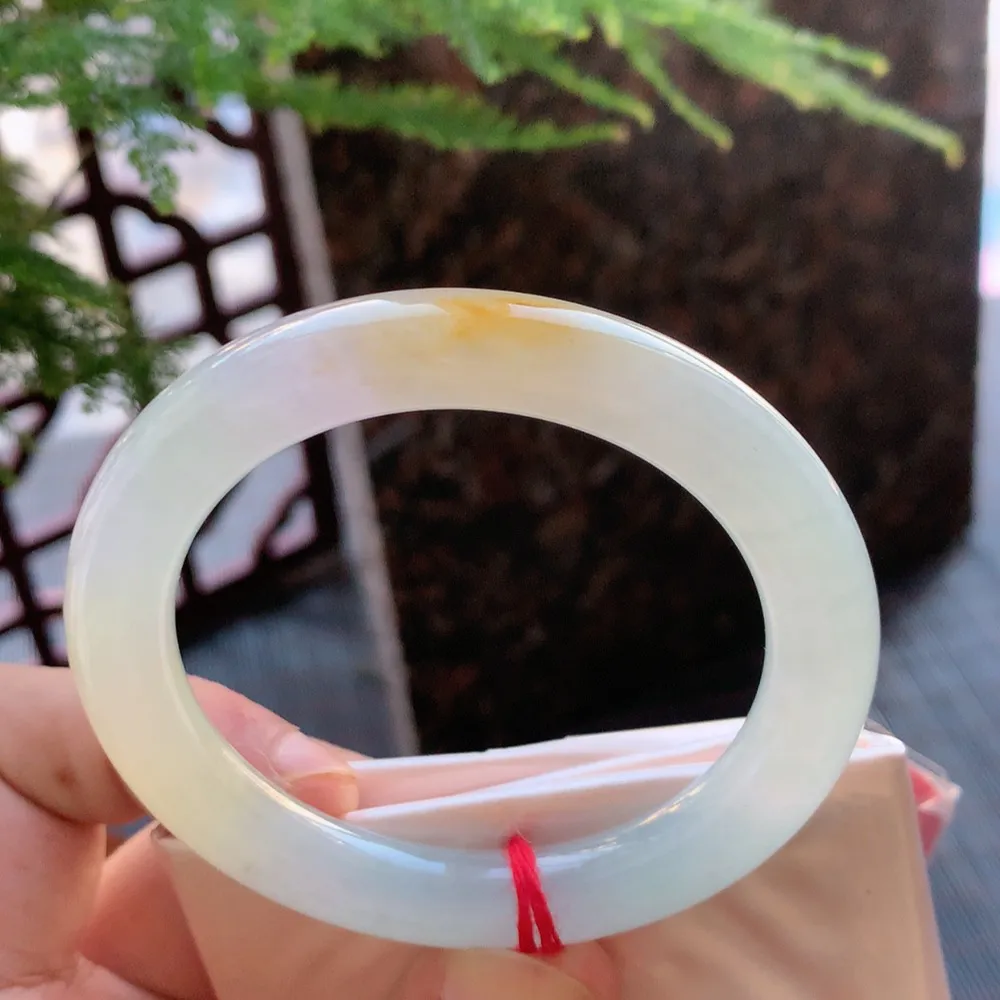 圆条冰三彩 无瑕 尺寸:52.1/9.5 种色兼备