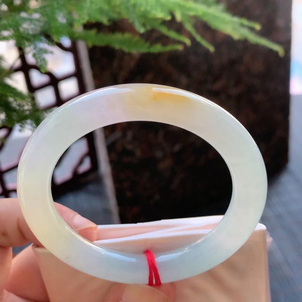 圆条冰三彩 无瑕 尺寸:52.1/9.5 种色兼备