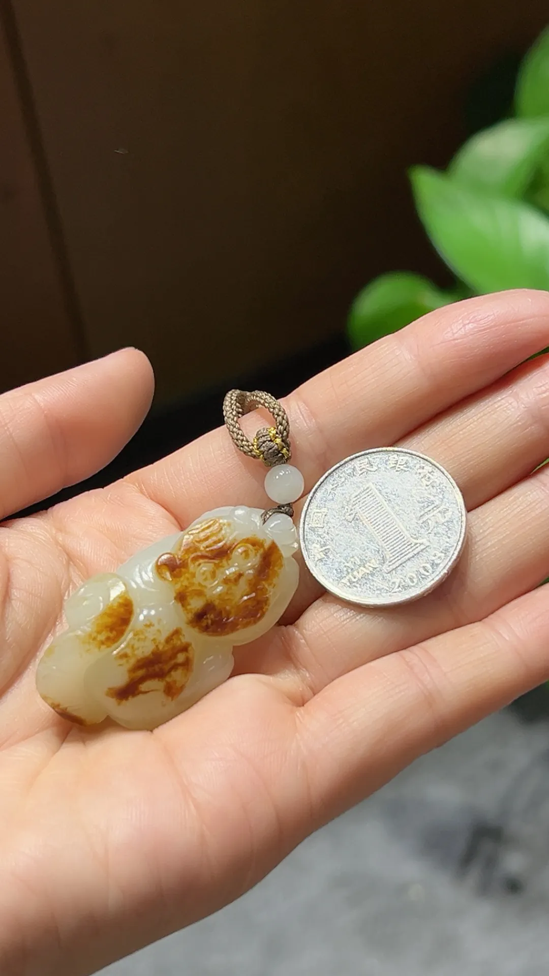 籽料｜红皮｜小萌虎

重26.1克 尺寸44*22*18m m