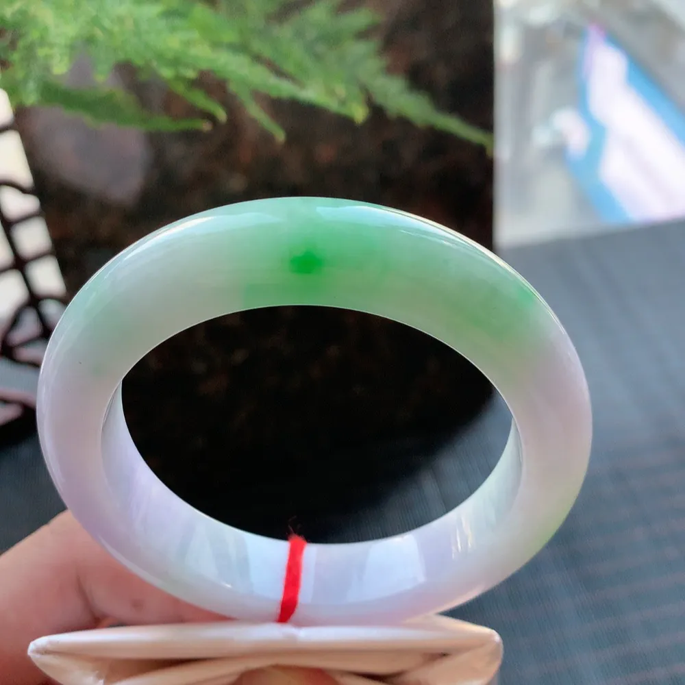 正圈冰糯春彩 无瑕 尺寸:56.8/12.8/9.8 超美