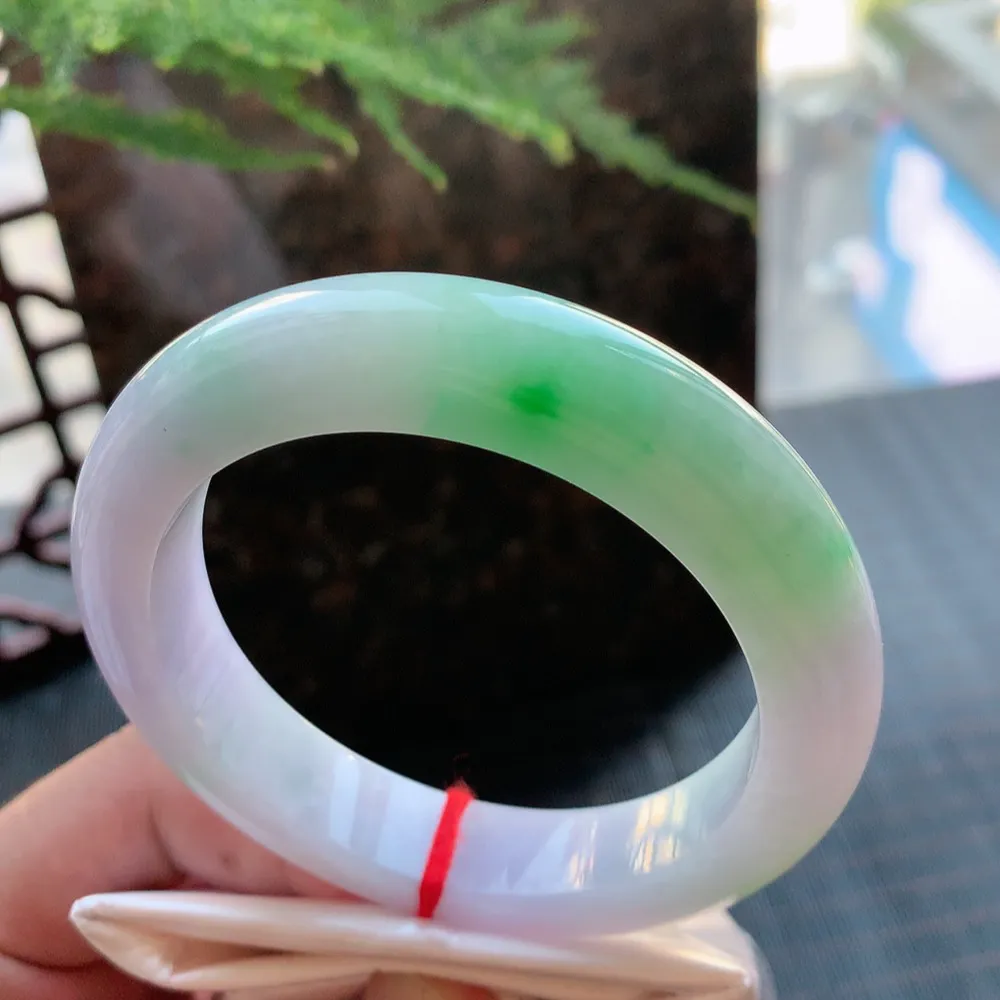 正圈冰糯春彩 无瑕 尺寸:56.8/12.8/9.8 超美