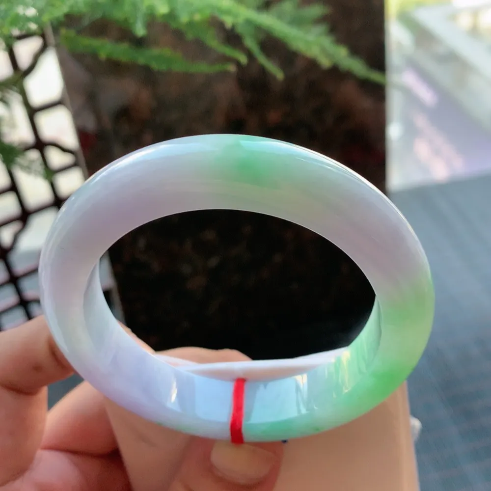 正圈冰糯春彩 无瑕 尺寸:56.8/12.8/9.8 超美