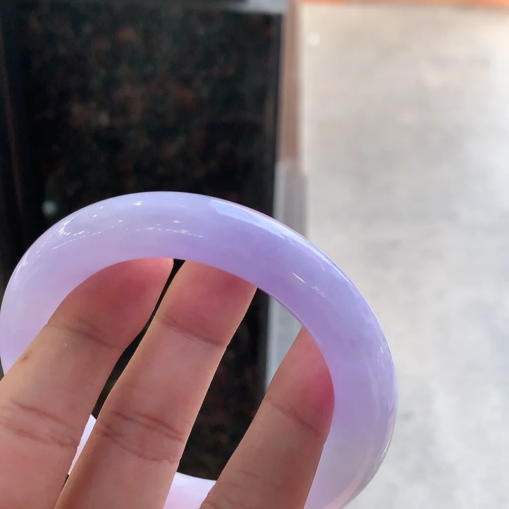 圆条冰糯紫罗兰 无瑕 尺寸:58.1/12 超美