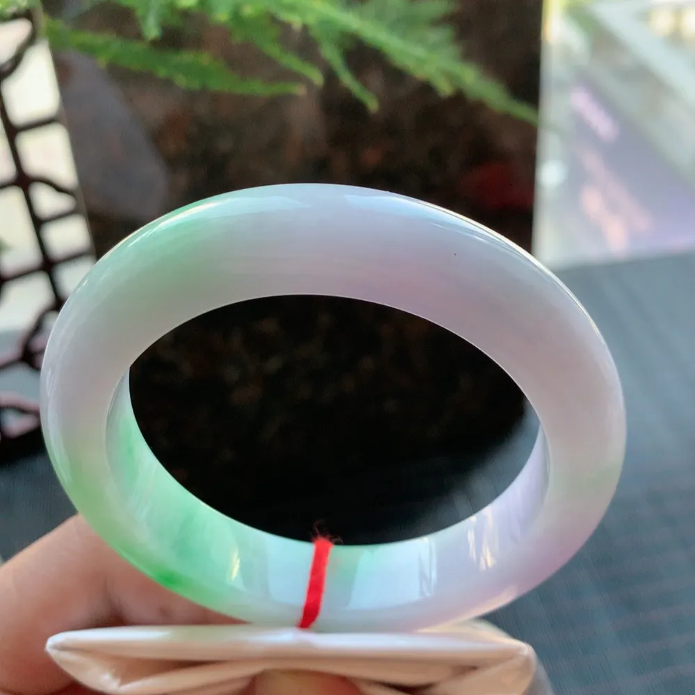 正圈冰糯春彩 无瑕 尺寸:56.8/12.8/9.8 超美